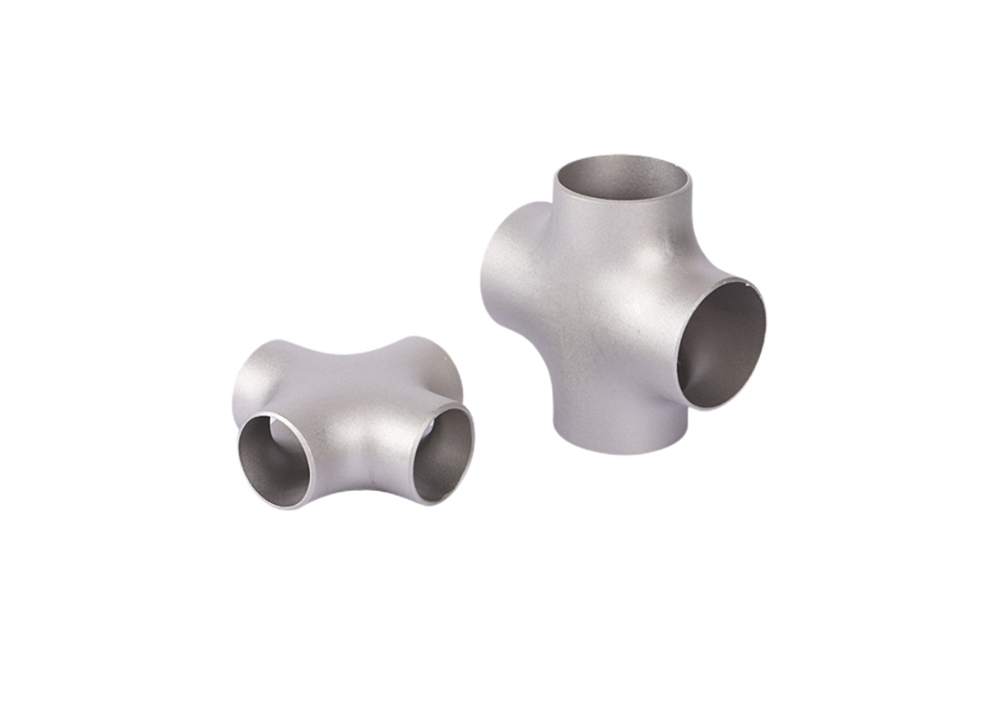 OEM Butt Welding Pipe Fitting Titanium Equal Cross DN15-DN1200 for Connections