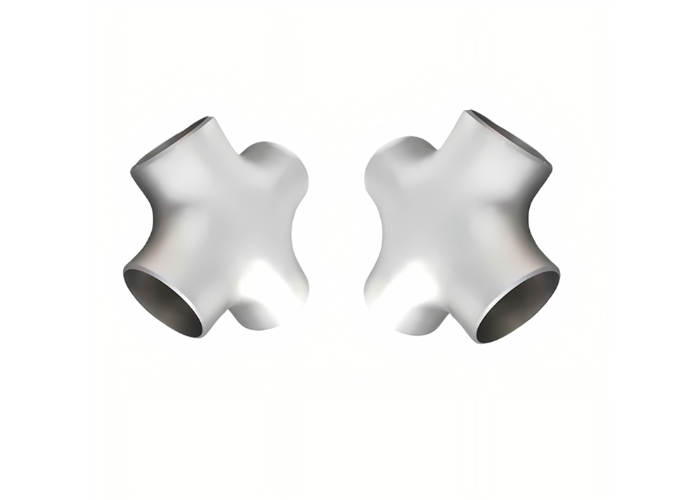 OEM Butt Welding Pipe Fitting Titanium Equal Cross DN15-DN1200 for Connections