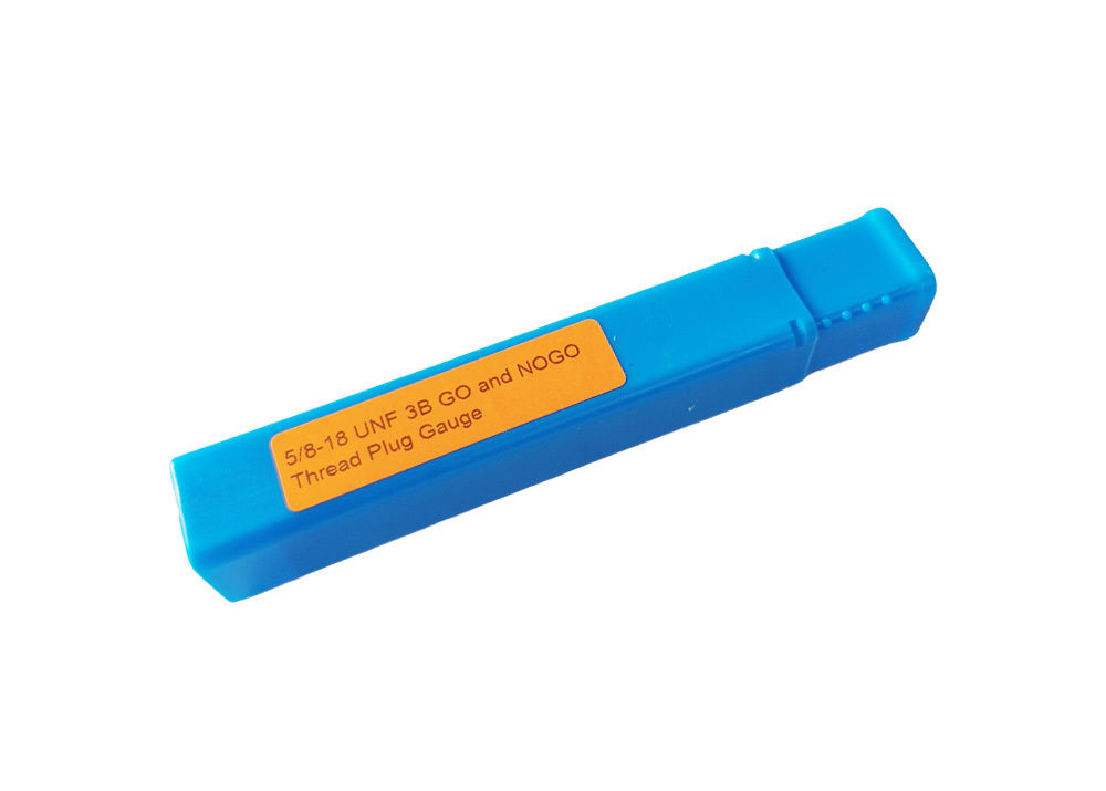 Go and Nogo Inch Thread Plug Gauge 5/8-18 UNF 3B Measuring Tool with Calibration Certificate