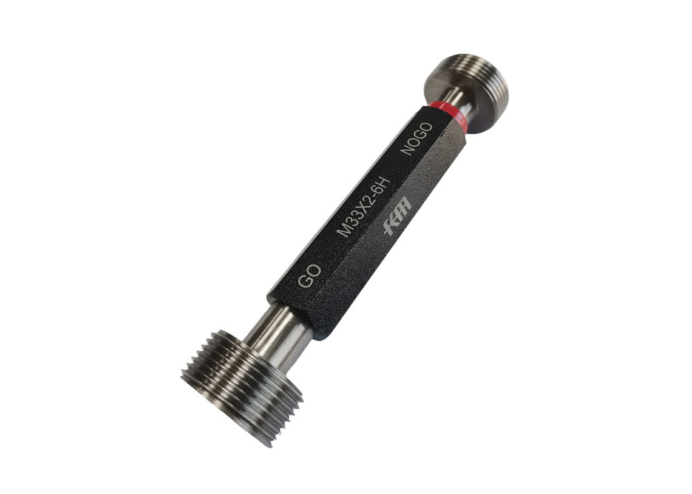 Simple Operation High Quality M33х2.00-6H GO and NOGO Metric Thread Plug Gauge With Calibration Certificate