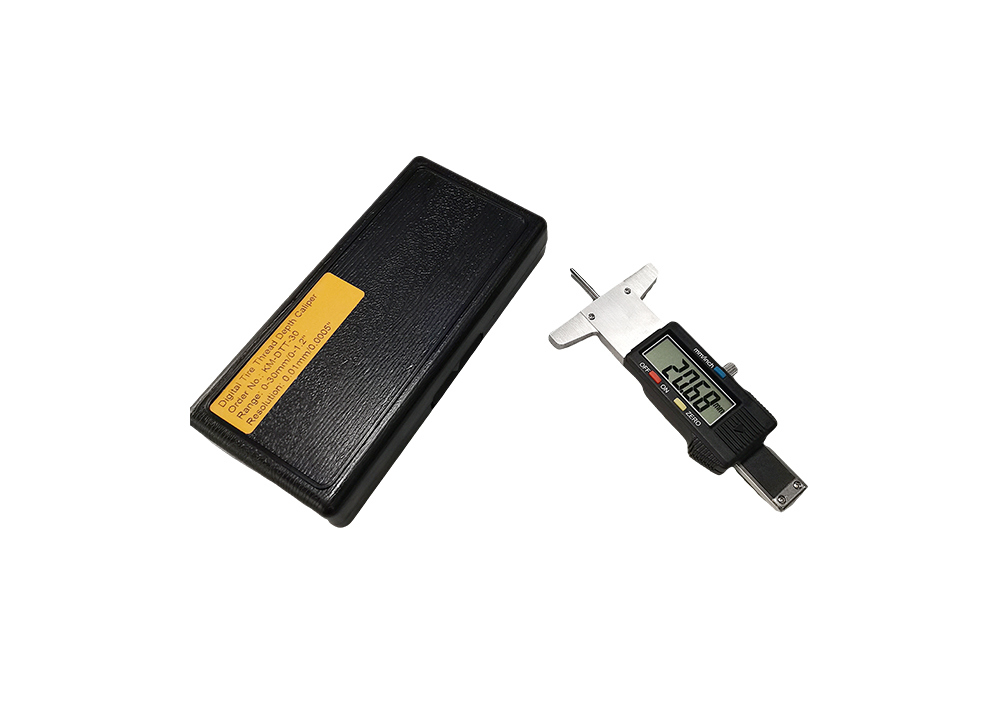 Digital Depth Gauge 0-30mm Thin Rod Design for Narrow Groove Measurement