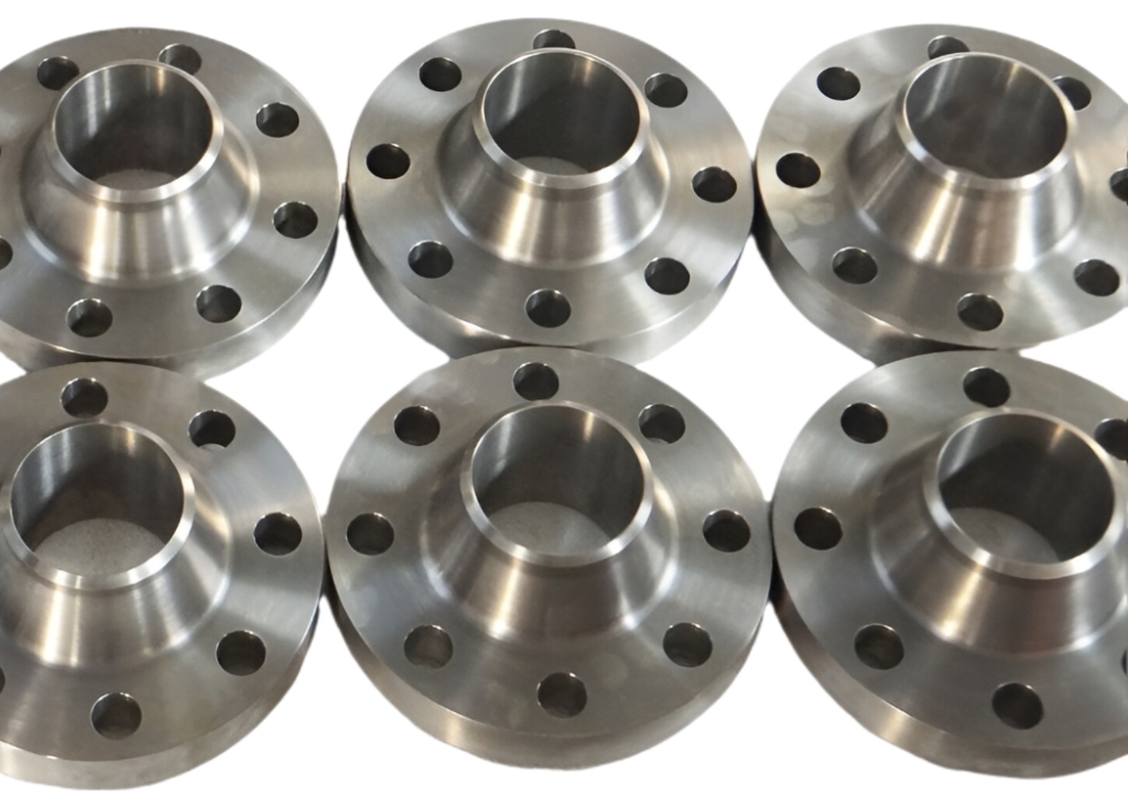 N5 Technics Premium Titanium Weld Neck Flange for High-Pressure Applications
