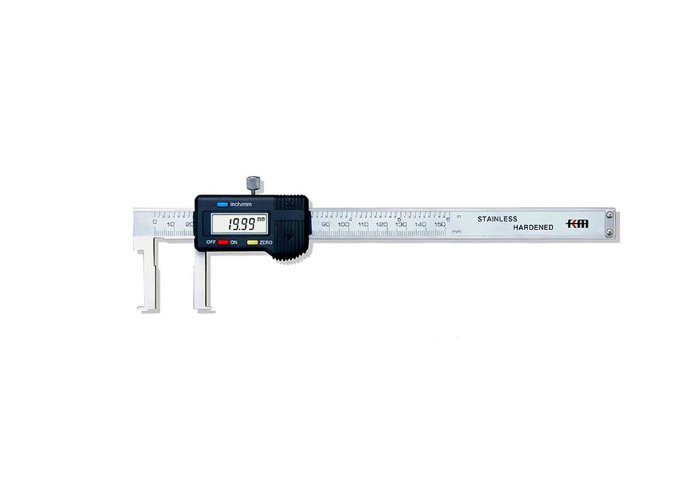High Accuracy 30-300mm/1.2-12" Flat Point Internal Groove Electronic Digital Caliper for machine parts inner grooves Measurement