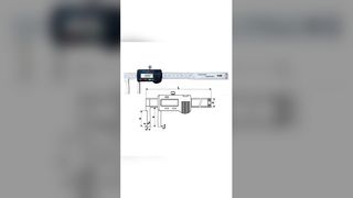 Alat Ukur Metrik Kaliper Digital Kepala Datar Kepala Datar Baja Tahan Karat 40-500Mm/1.6-20 "