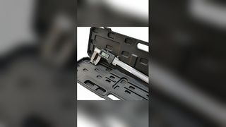 Kaliper Alur Eksternal Digital 0-150Mm/0-6'' dengan Titik Kontak Silinder untuk Diameter Luar Gr