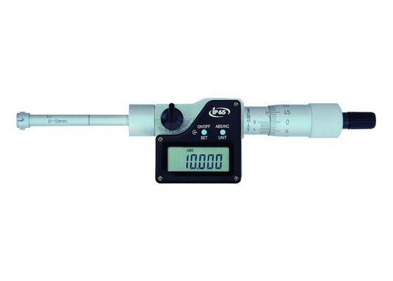8-10mm 3 Titik Digital ID Mikrometer Untuk Diameter Dalam IP65