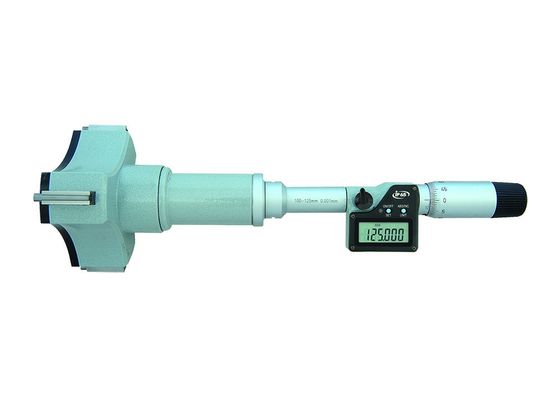 100-125mm IP65 Tingkat Perlindungan Digital 3 Titik Mikrometer Internal