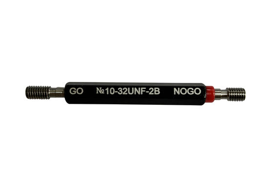 10-32UNF-2B Thread Plug Thread Gauge untuk Pengukuran Tipe Thread Diameter dan Pitch