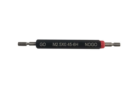 M2.5 Metrik Plug Gauge untuk Bagian Threaded Peralatan Pengukuran dengan Presisi Tinggi