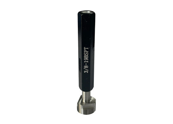 3/8-19 BSPT Pipe Taper Thread Plug Gauge untuk Koneksi Mekanis dan Sealing