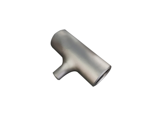 Kualitas tinggi ASTM B 16.9 Gr2 DN40×DN40×3mm Butt Welded Titanium Tube Reducing Tee untuk penggunaan industri