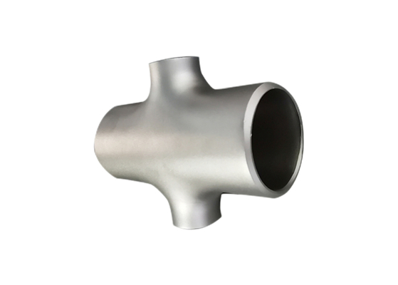 OEM Titanium Welding Pipe Fitting Titanium Tidak Merata Cross Pipe Connection
