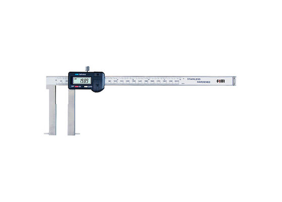 24-150mm/0.94-6'' Digital Internal Groove Caliper with Cylindrical Contact Point for Precise Inner Groove